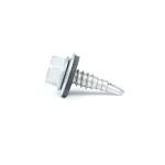 Steel Hex Head Self-Drilling Roofing Tek Screws with Rubber Washers Stitch Screw