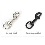 OEM Acceptance Black Finish Direct Rotating Metal Snap Carabiner Hook for