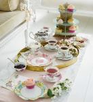 Truly Scrumptious Vintage Floral Tea Cups And Saucer Set Mint Green Color