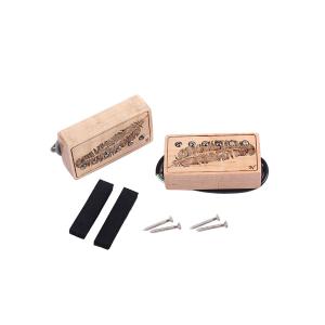 China Alnico 5 Maple Wood Guitar Pickup Mini Humbucker Pickup For Perfect Sound factory