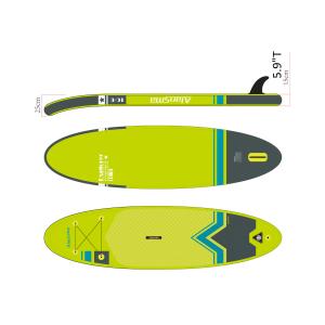 China Green Rigid 25*81.2*305CM Portable Paddle Board on sale