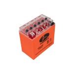 ISO14000 MF Lead Acid Small Motorcycle Battery Orange Customized 12 Volt 9 Amp
