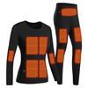 China Winter Men Warm Electric Heating Suit Set Heating USB Heated Thermal Underwear Suit factory