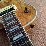 Custom Shop Wooden Solid spalted tree wood Electric Guitar Top Musical
