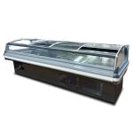Open Type Self Service Counter Frozen Product Display Freezer For Meat Fish