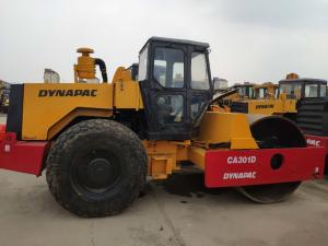China CA301D Used Road Roller 131HP Power Single Drum Roller 1300kg Weight 1 Year Warranty factory