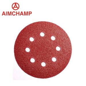 China 125mm Hook And Loop Sanding Discs E Paper Sander Disc Orbital Sanding Disc factory
