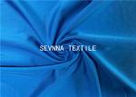 Blue Quick Drying Recycled Swimwear Fabric 152CM Width 340GSM Weight