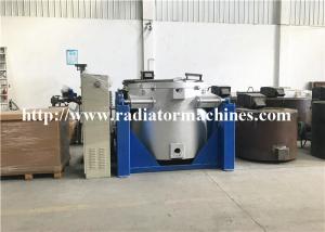 China Gas Fired Aluminum Metal / Scrap Melting Furnace Tilting 500Kg Aluminum factory