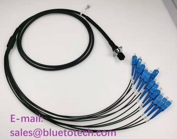 Rosenberger to SC 8fiber Waterproof Fiber Optic Patch Cord LC 8fiber RDC RQC RMC