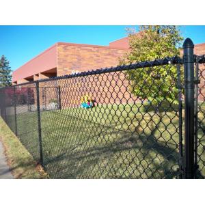 China Manual PVC Coated Chain Link Fence Panels 1.8m Height on sale