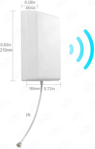 698-2700MHz 7dBi 4G LTE Antennas Wall Mounted Signal Booster Indoor High Gain