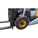 Counterbalance Electric Forklift Truck With 4 Wheel Loading 1500kg