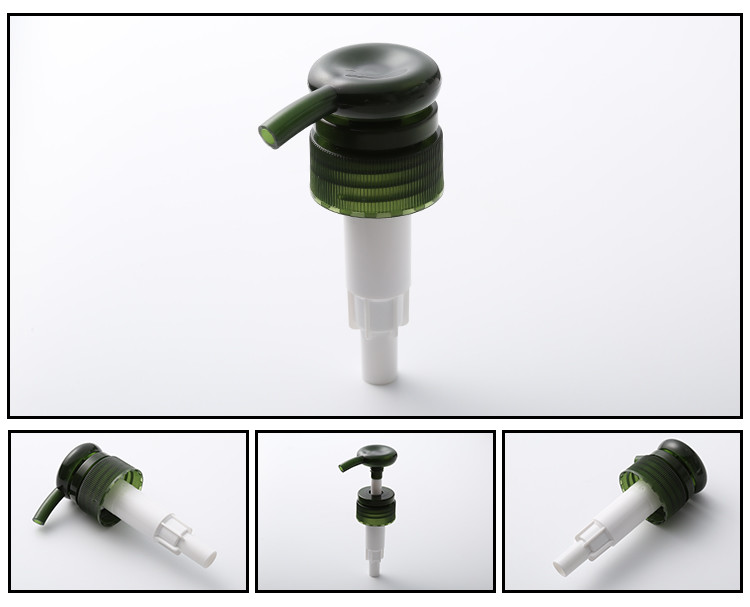 Plastic Shampoo Lotion Pump Head Screw Cover Non Spill White Soap Pump