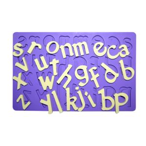 China Fondant Silicone Letter Mold DIY Handmade Alphabet Moulds For Cake Decorating factory
