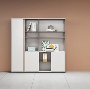 China QF-02A Office Furniture Wooden Filing Cabinet Modern Drawer Storage Cabinet factory