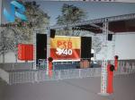 Tower Ceremony Curved Roof Trusses , Water Resistant Dj Light Stand Truss