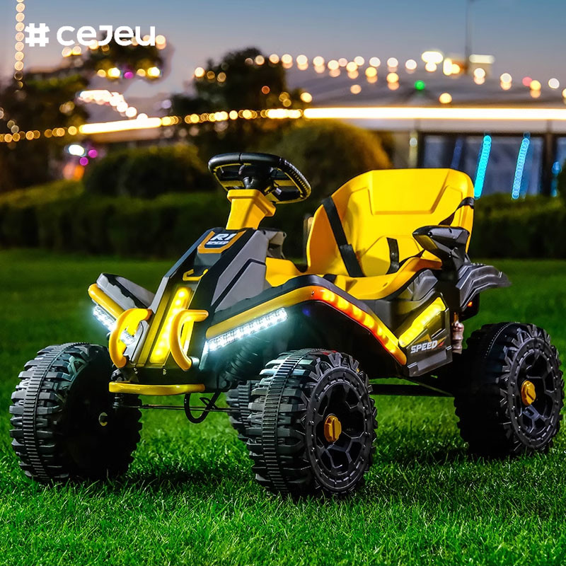 CJ-YBK-118 The new children's electric off-road vehicle can sit male and female treasure children dual drive