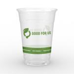 Bulk Clear Biodegradable PLA Cups For Espresso Coffee Customized