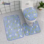 Microfiber Entrance Rugs Indoor Fluffy Fabric PU Backing Floor Mat Foot Mat