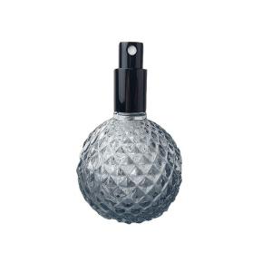 China Empty 100ml Grain Pineapple Shape Custom Design Screw Neck Perfume Glass Bottles factory