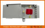 Indoor 4 Port FTTH Fiber Termination Box, 4 Cores ST Fiber Optic Splice Box Cold