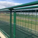 PVC Coated 358 Anti Climb Mesh , Galvanized Steel Wire 358 Prison Mesh