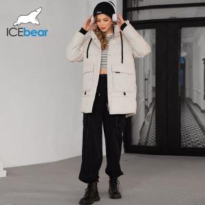 China Black Down Jacket With Hood Womens Stand Up Collar factory