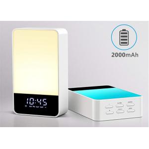 Portable Touch Light Alarm Clock Adjustable Brightness With Smart Shake Sensor