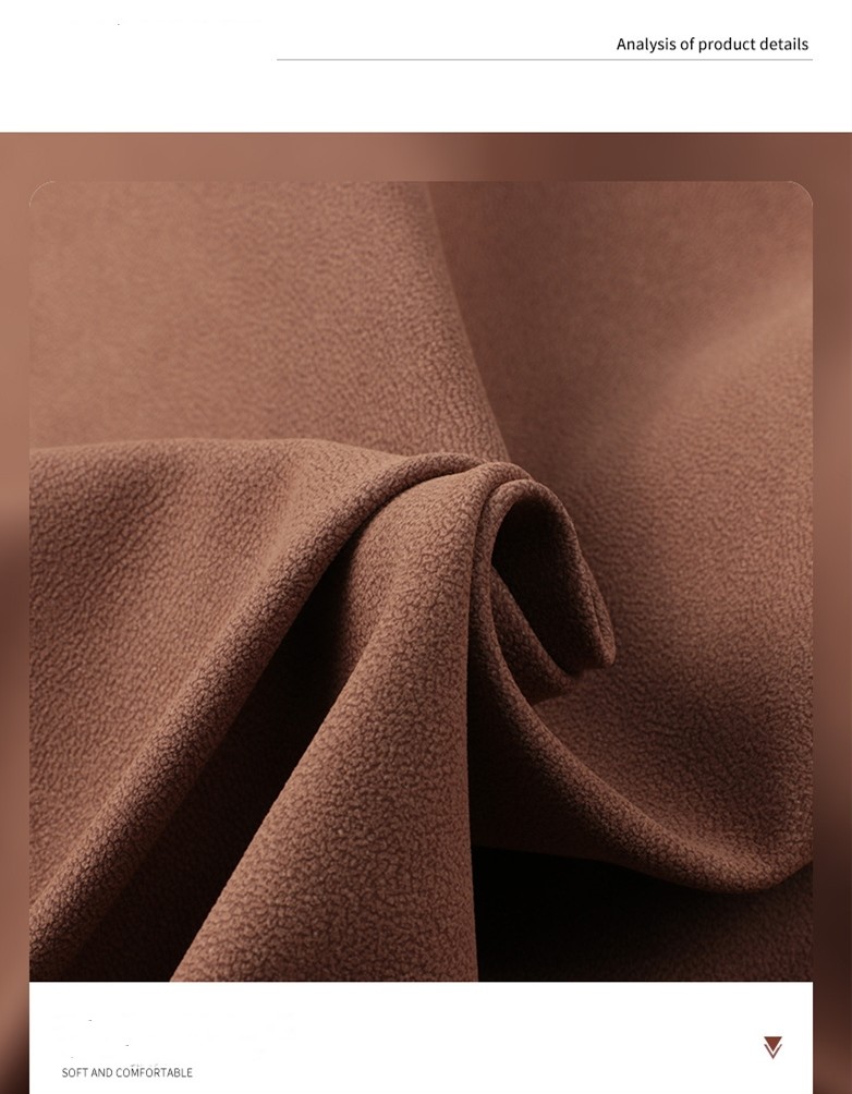 1.0mm Yangbuck Retro PU Shoe Leather Imitation Cotton Velvet Bottom