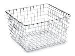 High Strength Metal Sterilization Trays Wire Basket Stackable For Washing