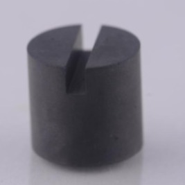 Dark Gray Silicon Nitride Ceramic Slotted Bushing: High-Elasticity, High-Temperature Precision Positioning Component