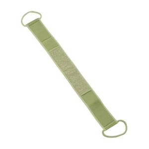 China Green Bamboo Fiber Back Scrubber Strap , Hemp Dual Sided Back Scrubber factory