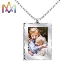 55CM Chain Womens Engraved SS304 Unique Photo Necklace