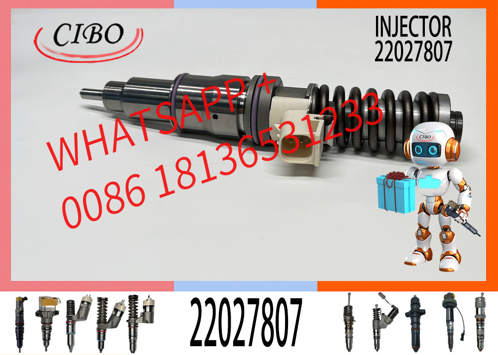 Original Diesel Common Rail Fuel Injector Assembly 33800-84700 22027808 22027807 BEBE4B03001