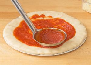 China RK Bakeware China Foodservice NSF 16 Inch Aluminum Coupe Pizza Tray Wide Rim Pizza Pan factory
