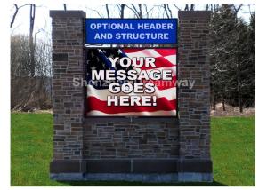 China Front Maintenance P10 Outdoor LED Signs Advertising with OPTO / SILAN factory