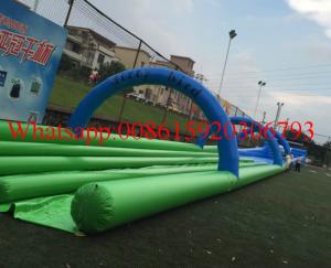 China Most Popular 1000 ft Slip N Slide Inflatable Slide The City factory