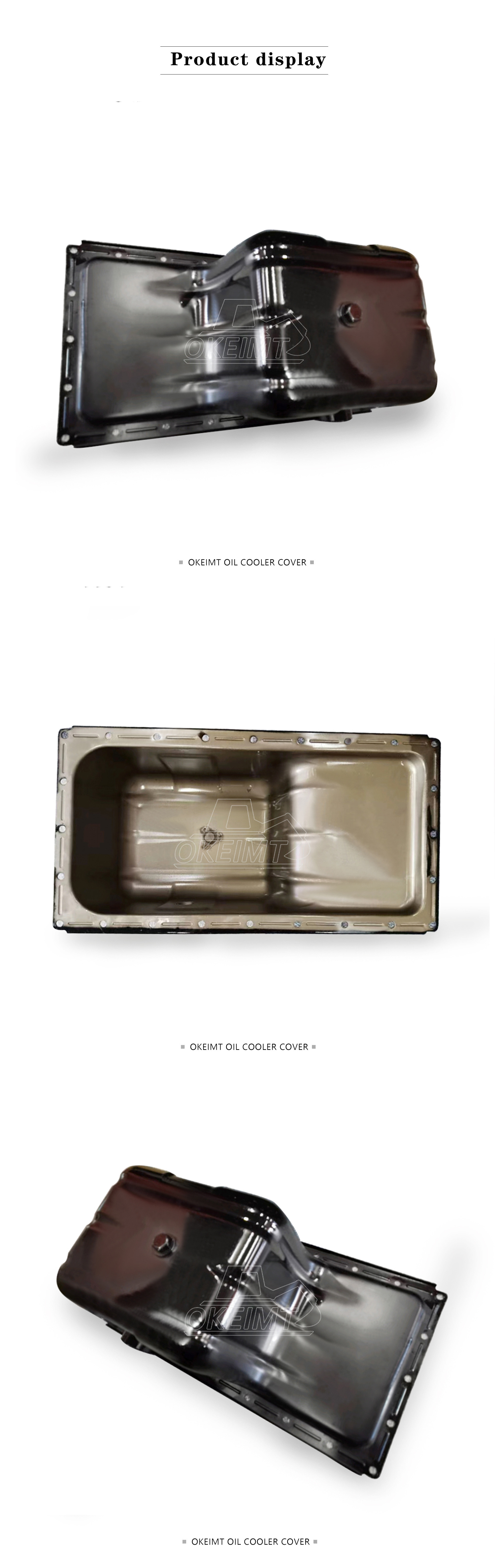 Excavator Engine Parts 4D95 Oil Pan For Komatsu Diesel Engine