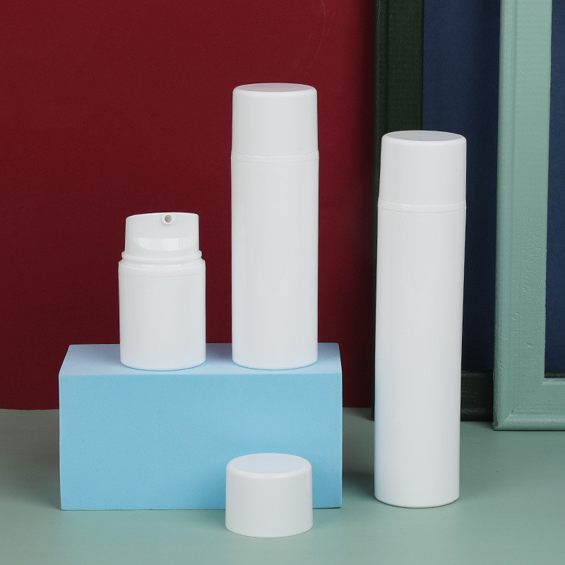 2.71oz 80ml 3.38oz 100ml White Airless Pump Bottles For Creams Airless Dispenser 150 Ml 120ml