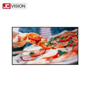 China 43 / 55inch Narrow Bezel Frame LCD Advertising Display Digital Menu Boards For Restaurants factory