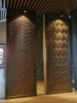 Luxury Stainless Steel Screen Titanium Hotel Lobby Aluminum Room Divider Screen
