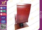 Air Conditioner Out Put Leg Church Hall Chairs With Triangle Wooden Armrest