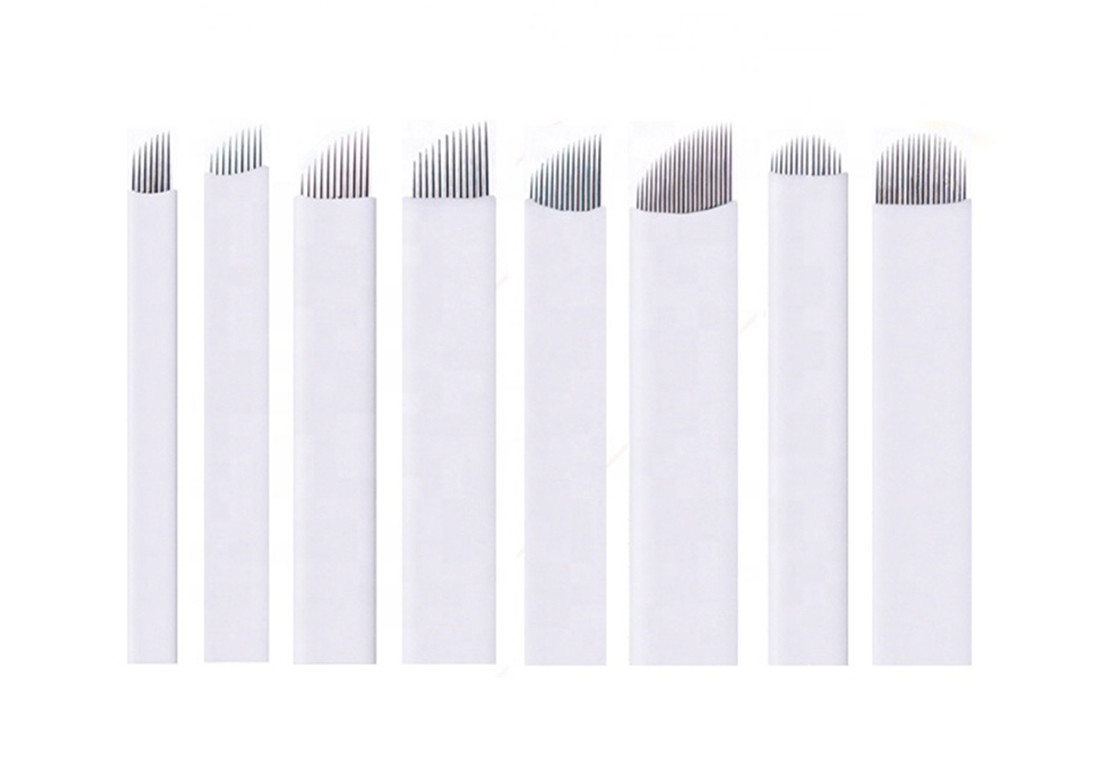 0.25mm Eyebrow Manual PMU Sterile Tattoo Needles Microblading Blade