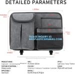 Car Backseat Organizer With Table Holder, Storage Pockets Seat Back Protectors