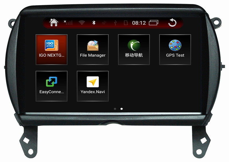 Ouchuangbo car radio gps capacitance multiple android 9.0 system for mini cooper 2014 for wifi 8 core SWC BT