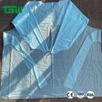 Fluid Resistant Medical Disposable CPE Gowns With Full Sleeve