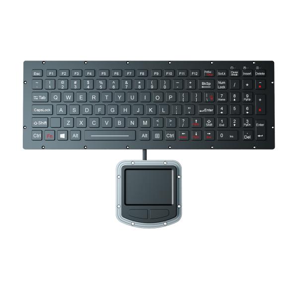 China Rugged Military Keyboard For Critical Military Standards With Touchpad And Backlight factory