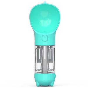 China Plastic Storage Food Function Outdoor Dog Travel Bottle With Garbage Bag box 300ml factory