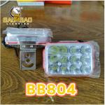 Suqare White Color Metal Plastic Motorcycle LED Mini Driving Fog Light
